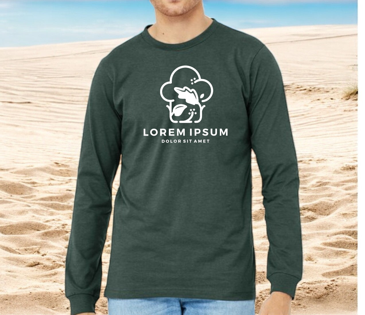 BELLA+CANVAS® Unisex Poly/Cotton Long Sleeve Custom TShirt
