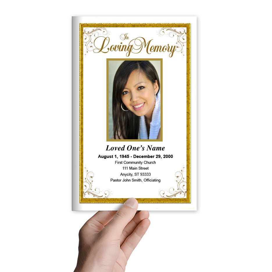 Affinity Funeral Program Template - The Funeral Program Site