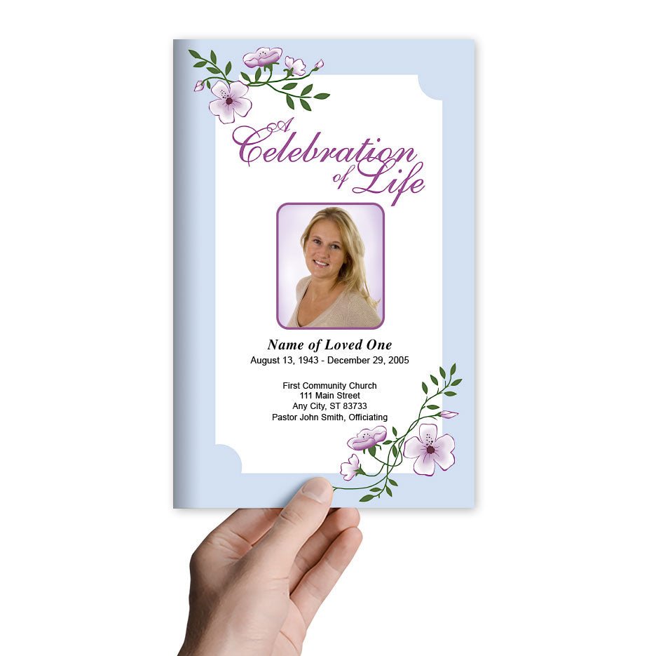 Allison Funeral Program Template - The Funeral Program Site