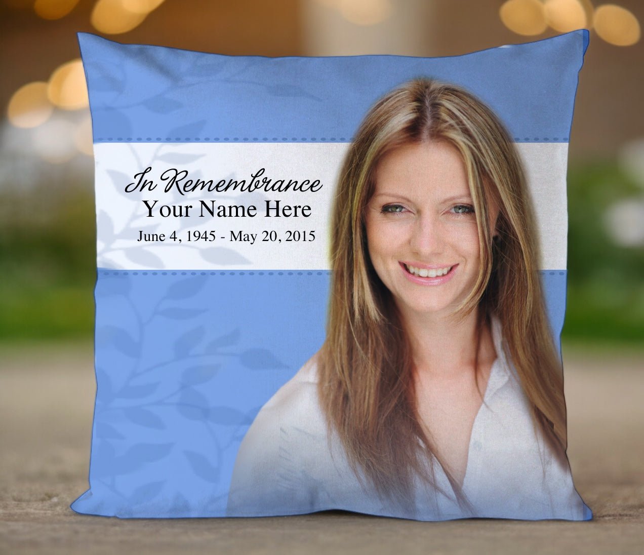 Ambience In Loving Memory Toss Pillow - Celebrate Prints
