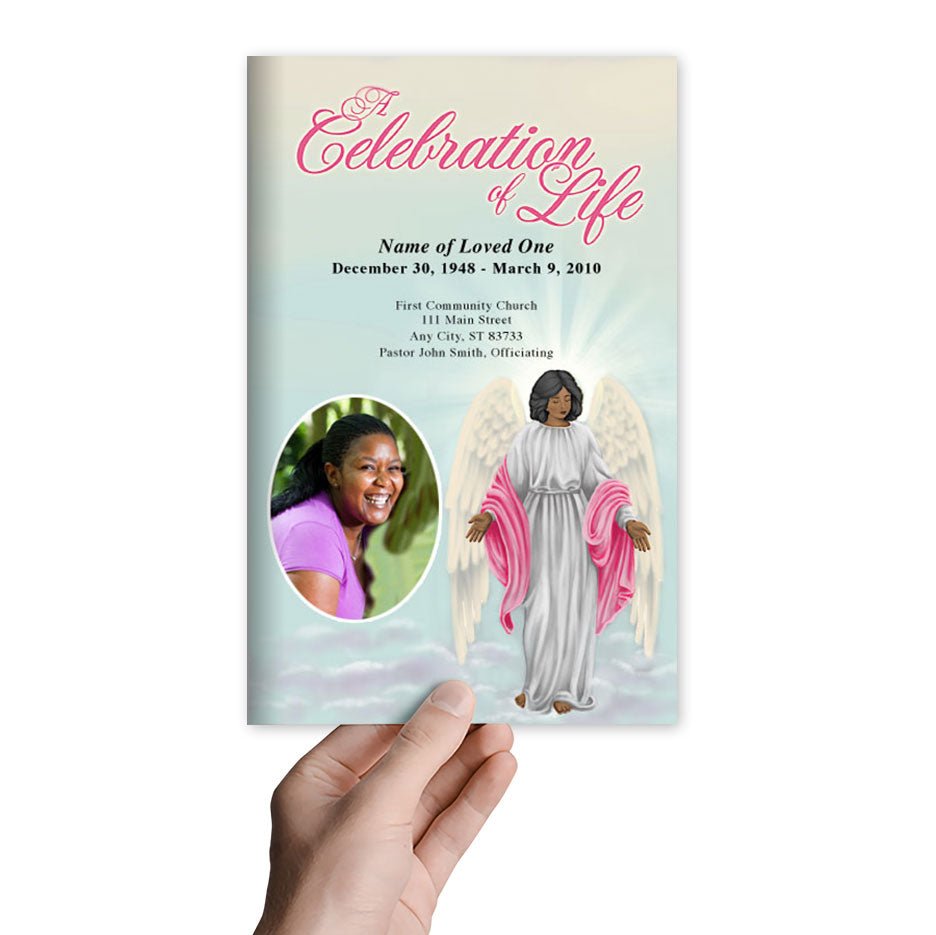 Angelina Funeral Program Template - The Funeral Program Site