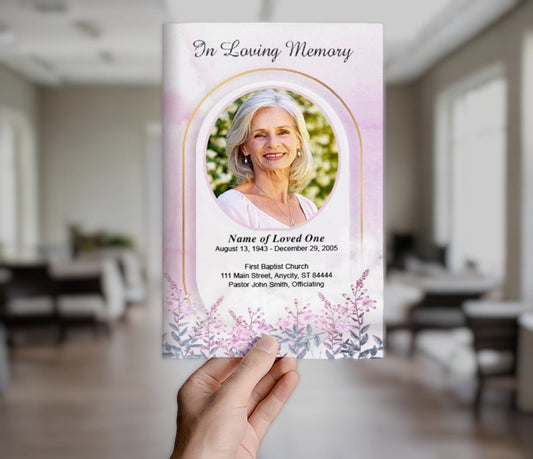 Archway Funeral Program Template - The Funeral Program Site