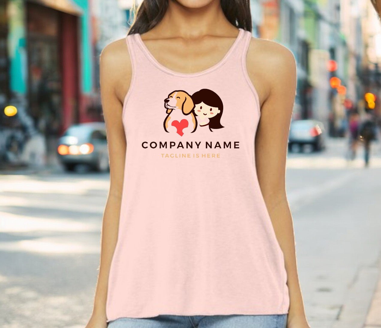 BELLA+CANVAS ® Women’s Flowy Racerback Custom Tank - Celebrate Prints