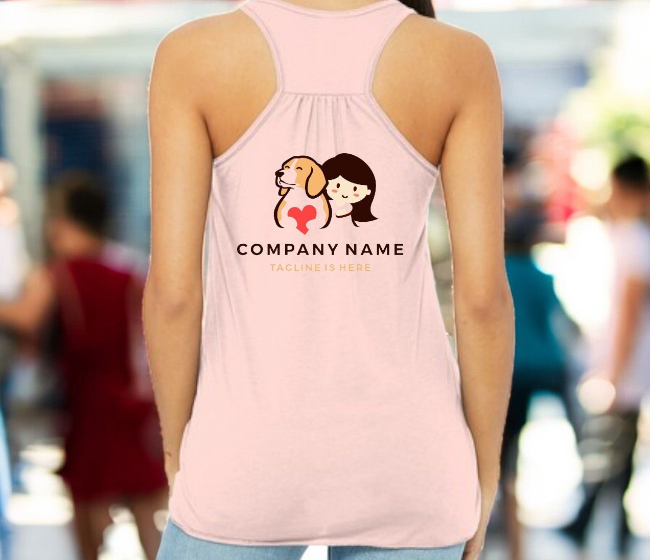 BELLA+CANVAS ® Women’s Flowy Racerback Custom Tank - Celebrate Prints