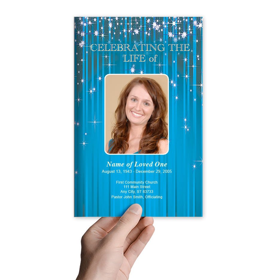 Brilliance Funeral Program Template - The Funeral Program Site