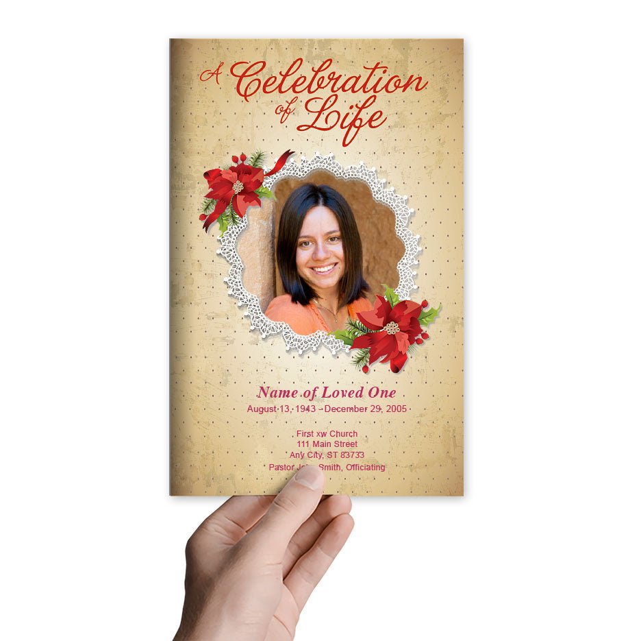 Carol Funeral Program Template - The Funeral Program Site