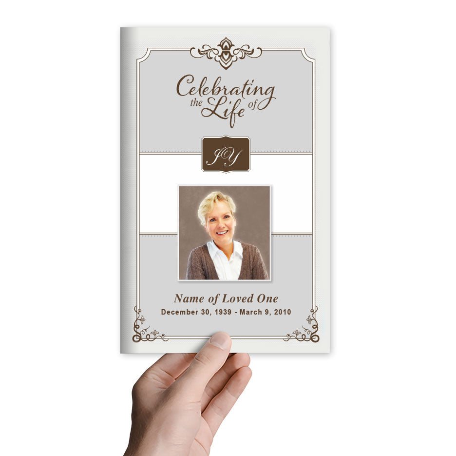 Celebrity Funeral Program Template - The Funeral Program Site