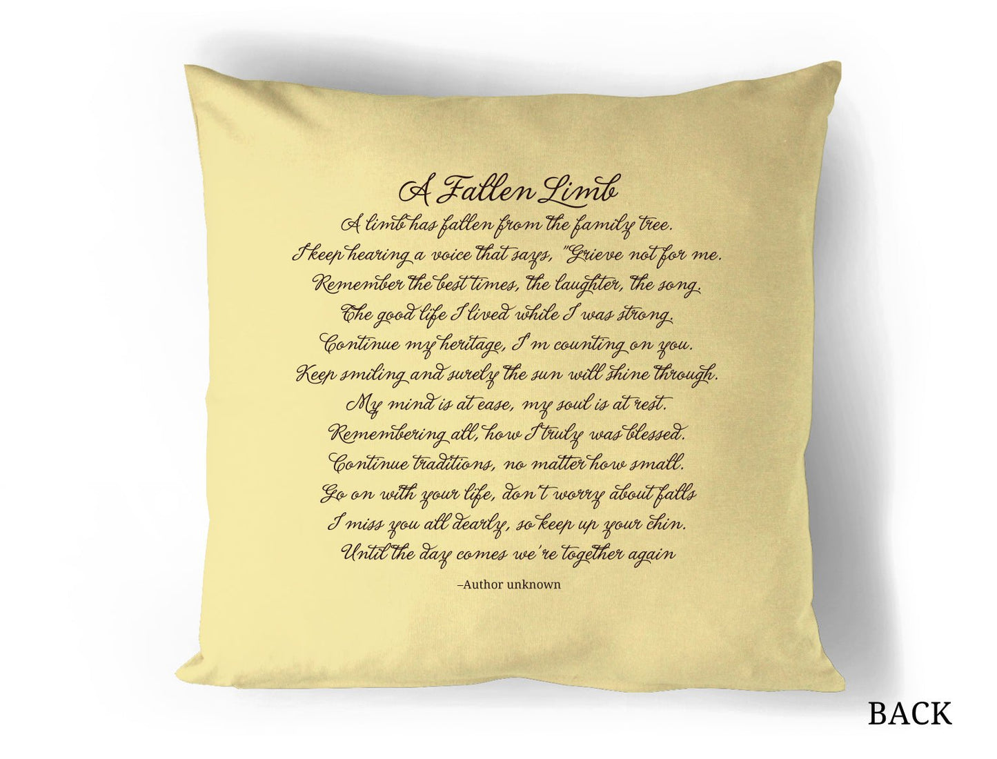 Classic Car In Loving Memory Memorial Pillow - Celebrate Prints