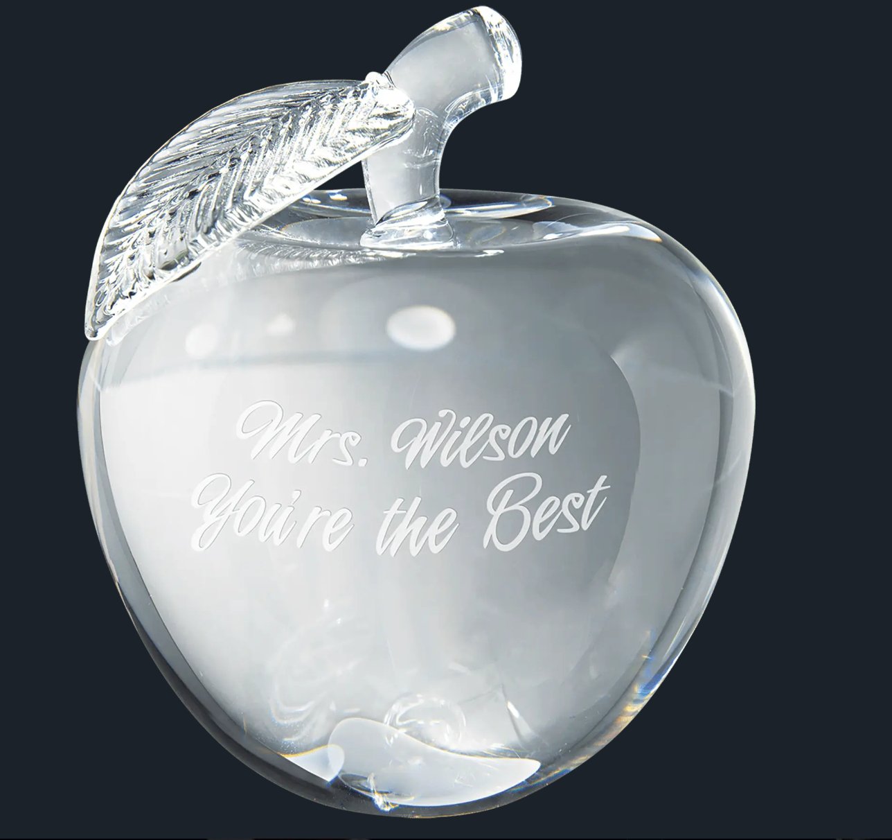 Crystal 3D Apple - Celebrate Prints