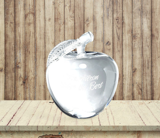 Crystal 3D Apple - Celebrate Prints