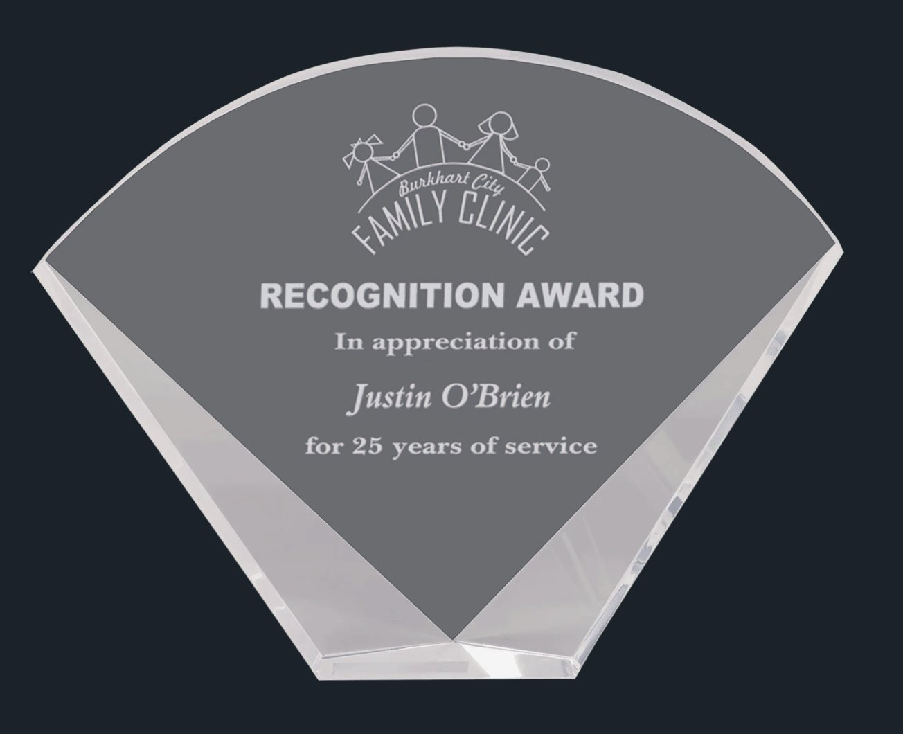 Crystal Facet Fan - Celebrate Prints