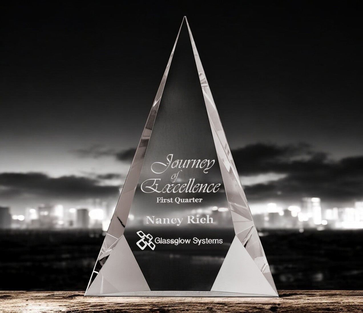 Crystal Facet Triangle - Celebrate Prints