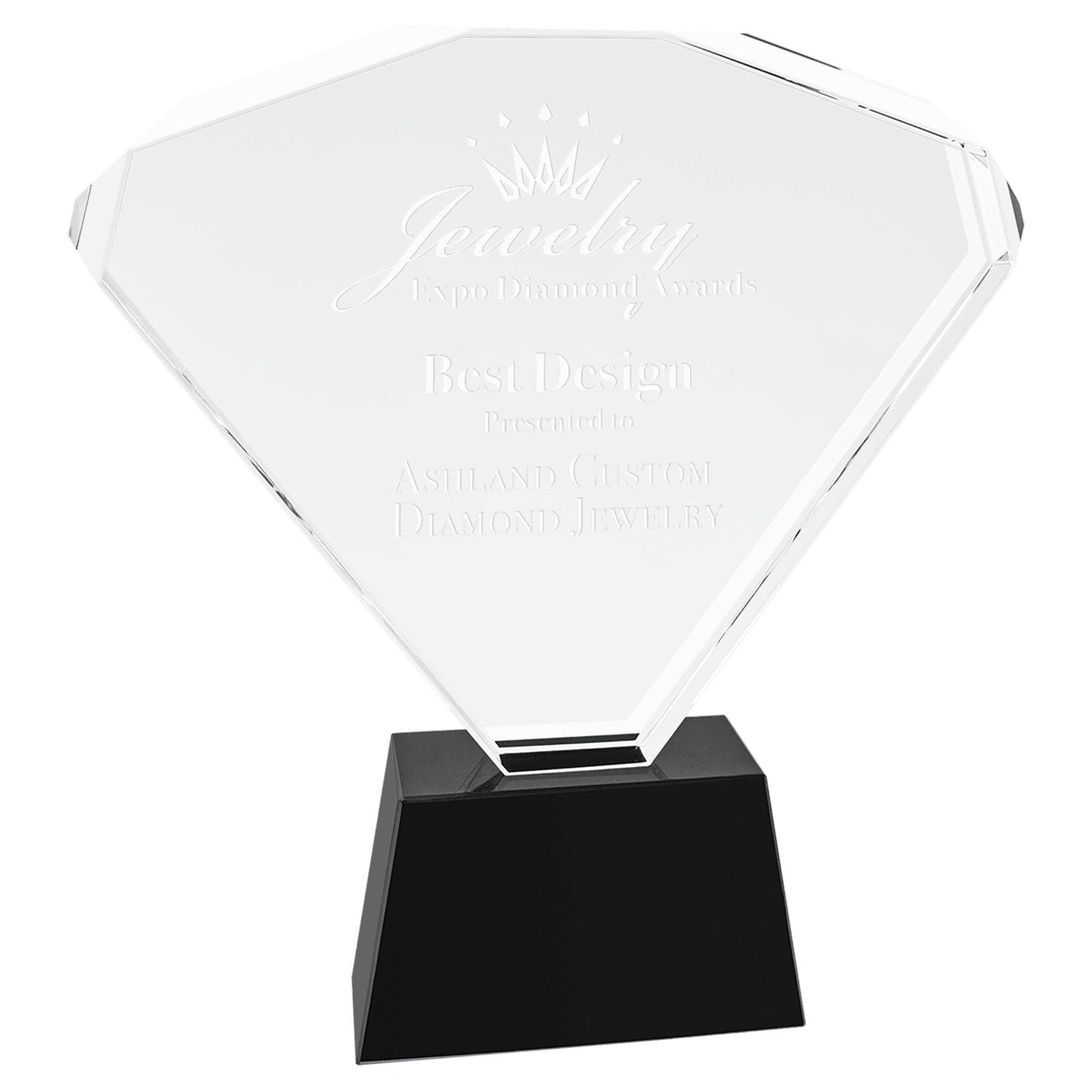 Crystal Fan with Black Base - Celebrate Prints