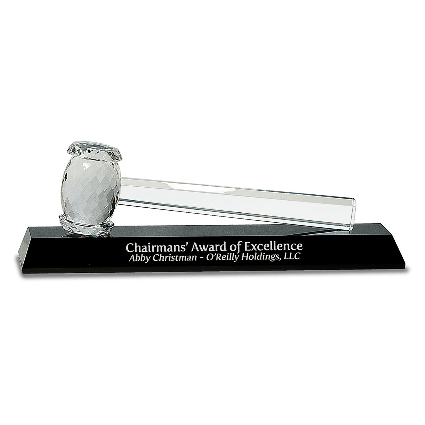 Crystal Gavel on Black Base - Celebrate Prints