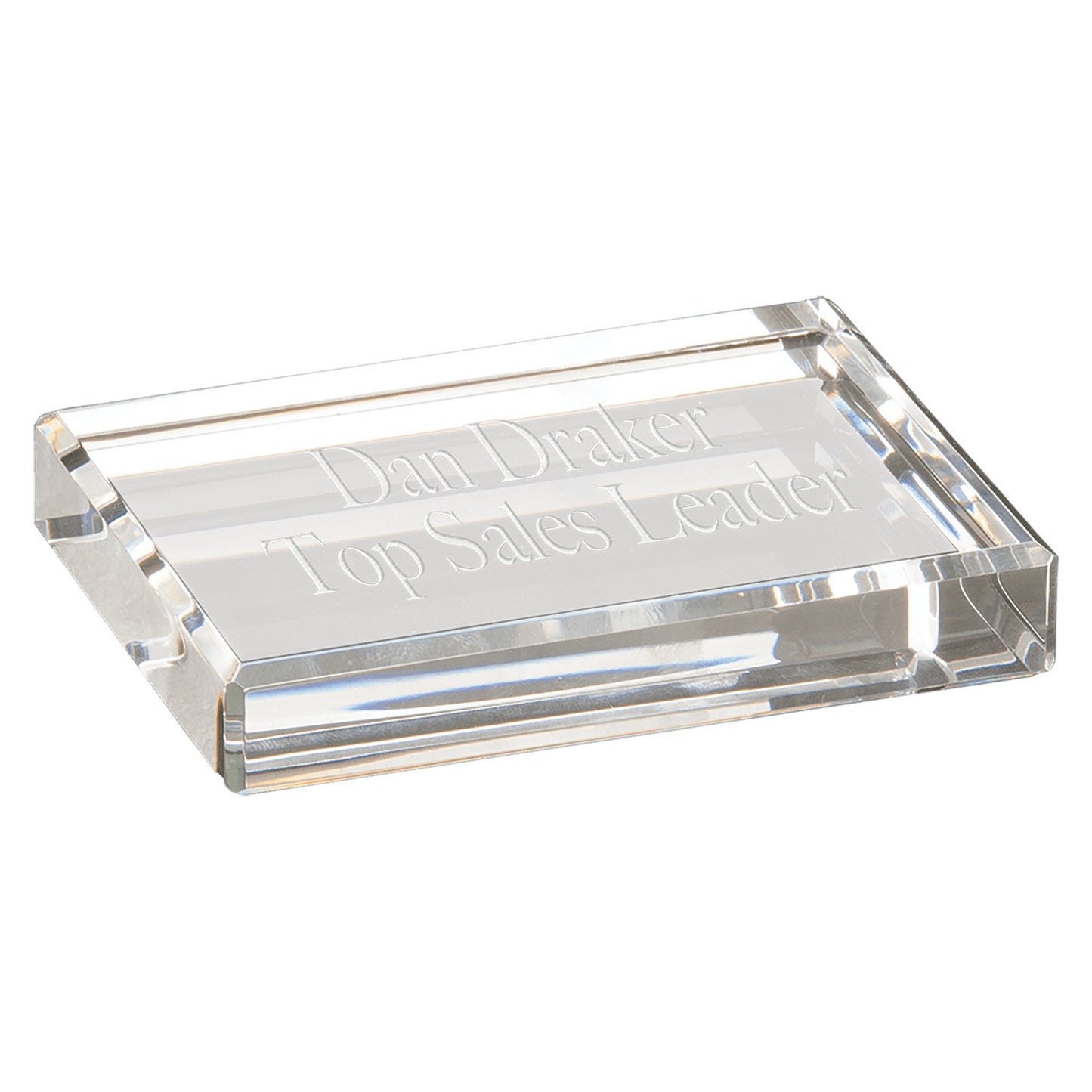 Crystal Rectangle Paperweight - Celebrate Prints