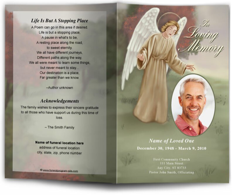Delilah Funeral Program Template - The Funeral Program Site