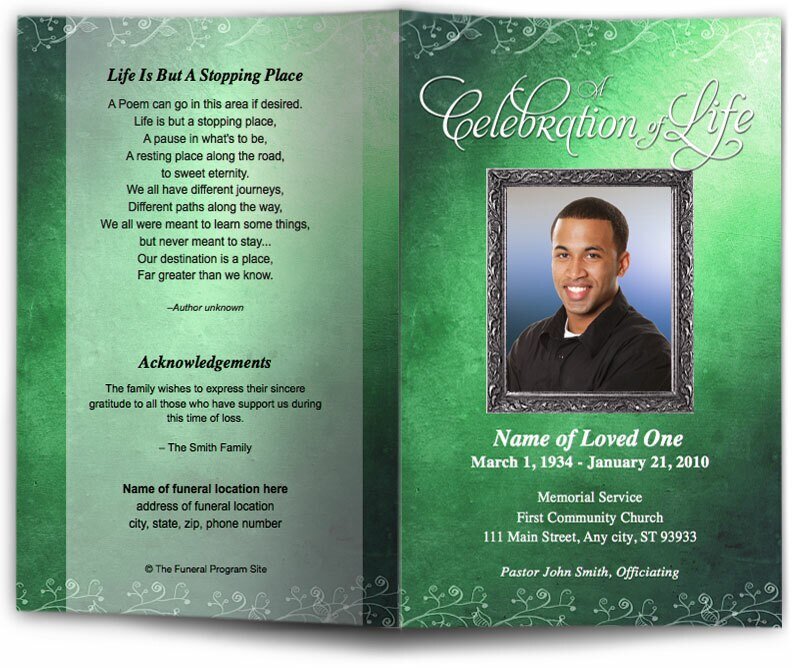 Devotion Funeral Program Template - The Funeral Program Site
