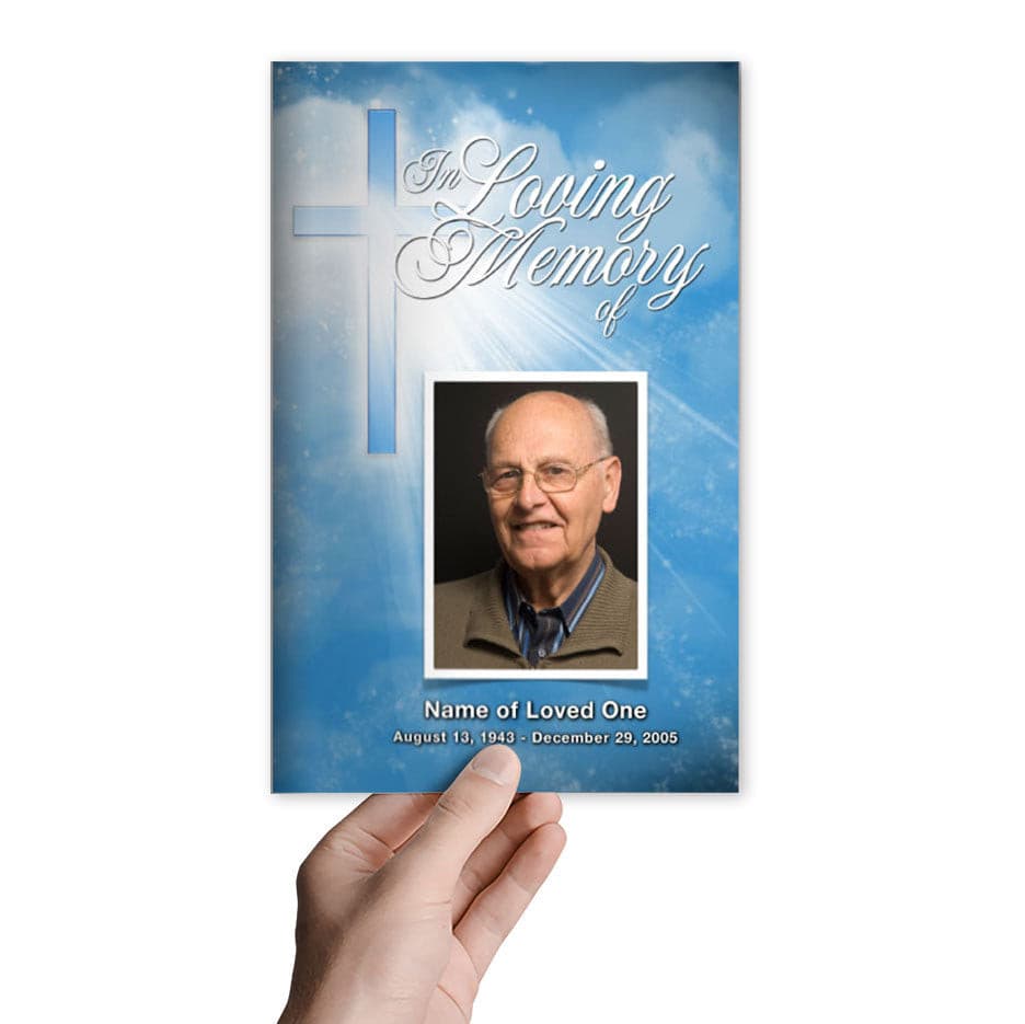 Heaven Funeral Program Template - The Funeral Program Site