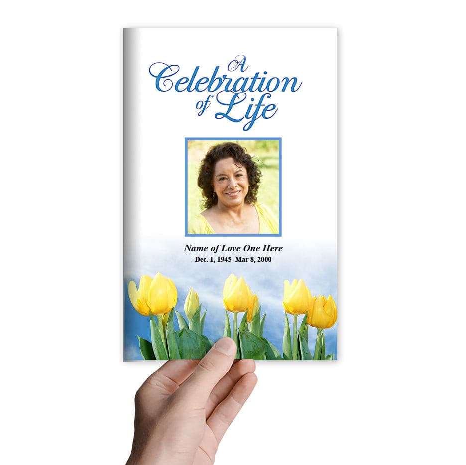 Inspire Funeral Program Template - The Funeral Program Site