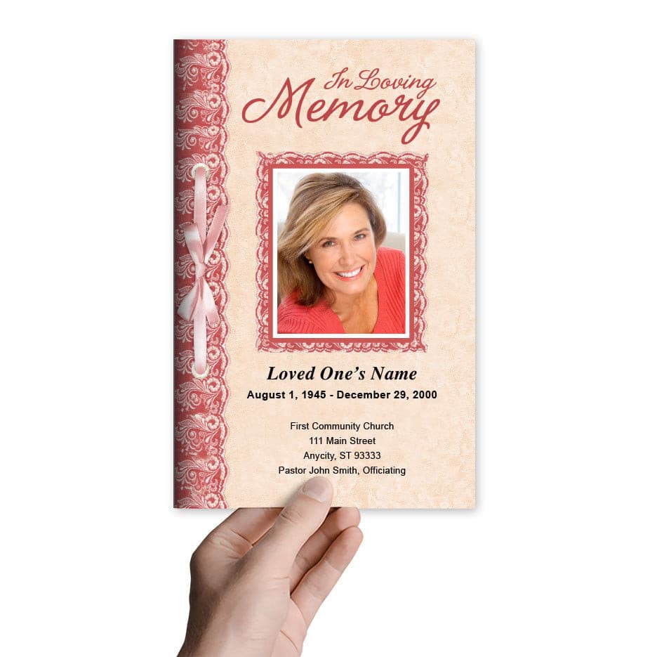 Jasper Funeral Program Template - The Funeral Program Site