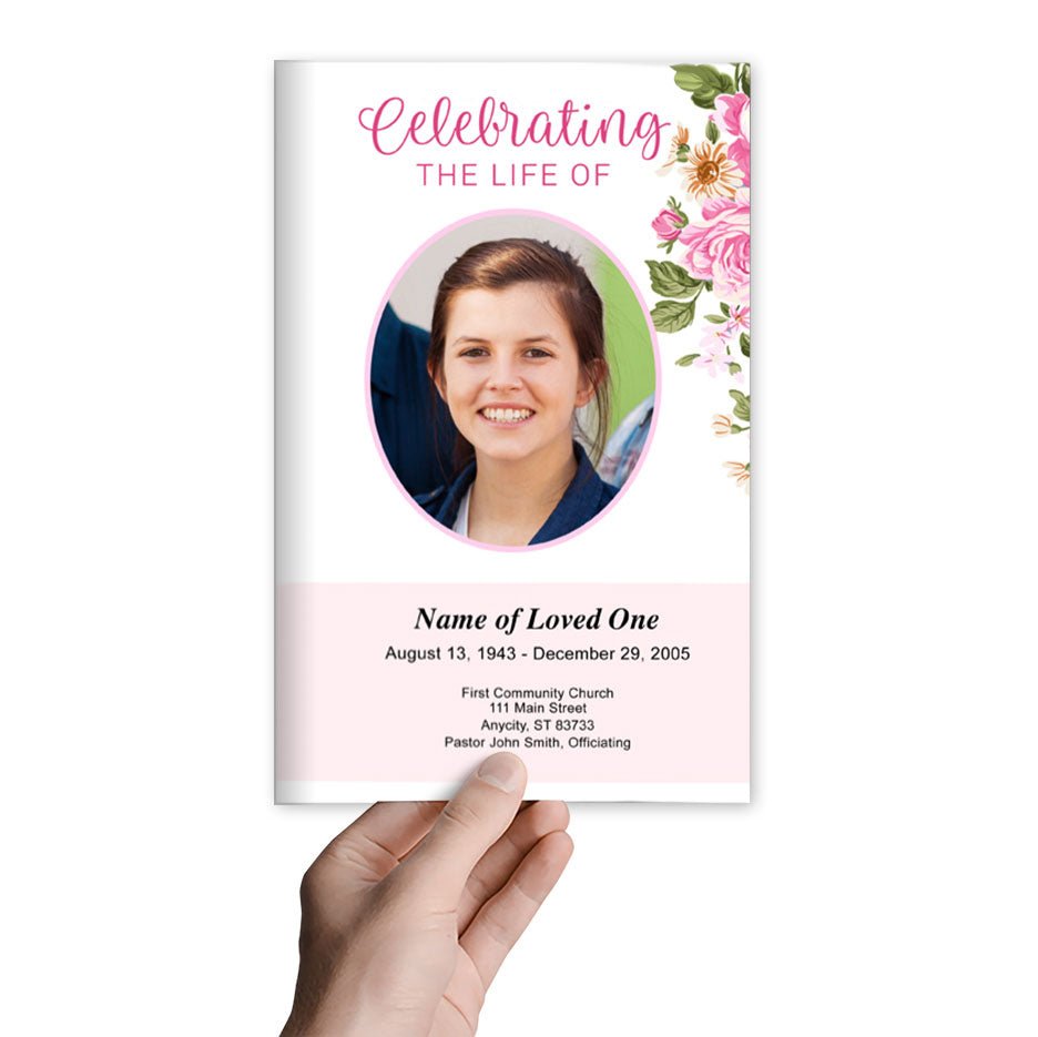 July Funeral Program Template - The Funeral Program Site