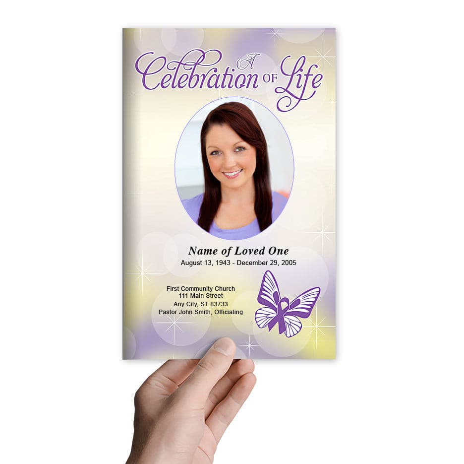 Lupus Funeral Program Template - The Funeral Program Site