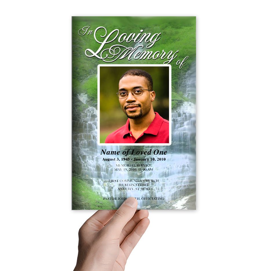 Majestic Funeral Program Template - The Funeral Program Site