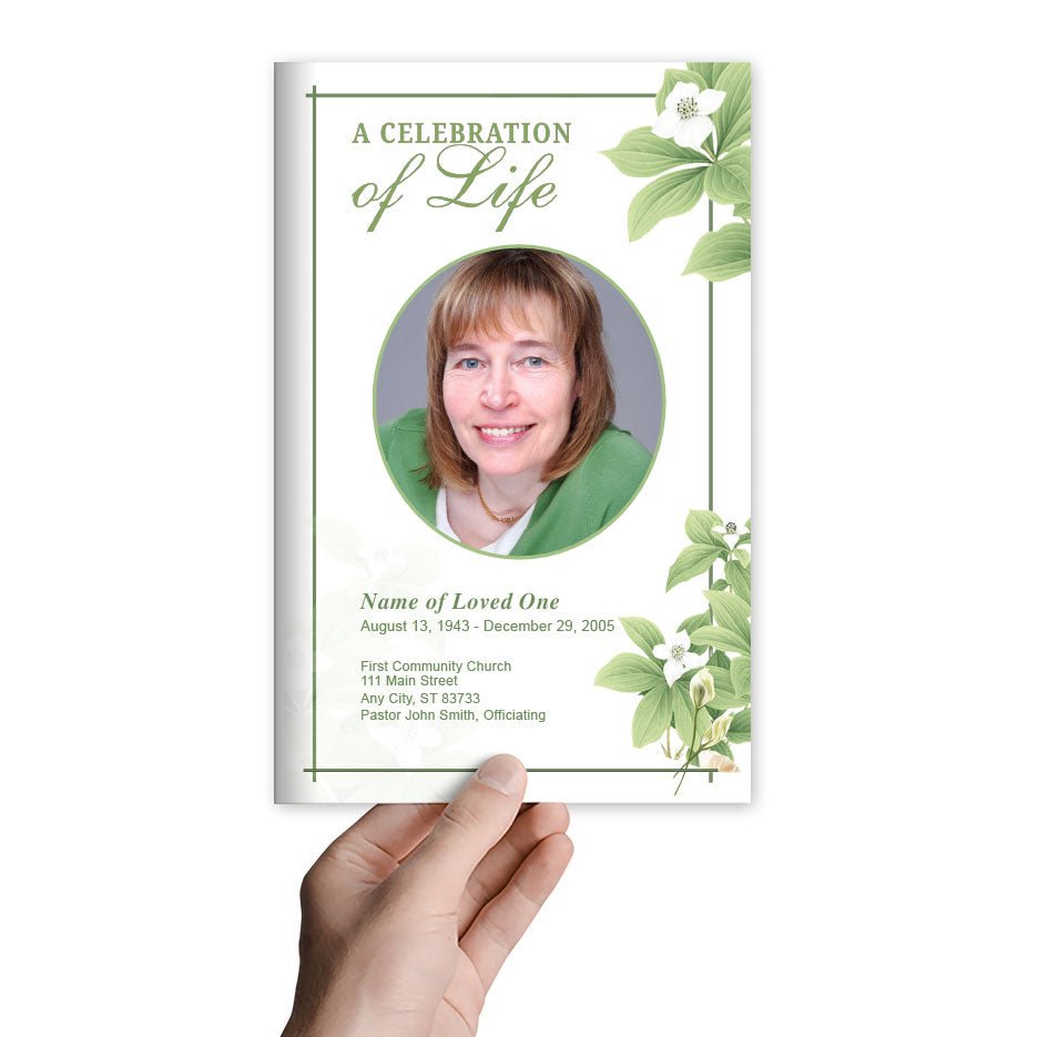 May Funeral Program Template - The Funeral Program Site
