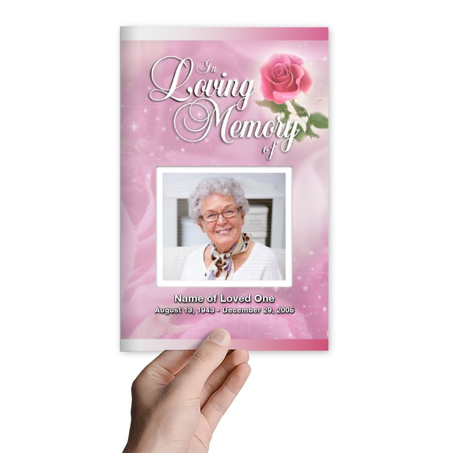 Petals Funeral Program Template - The Funeral Program Site