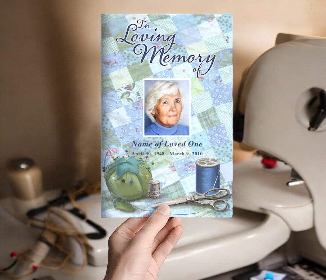 Quilt Funeral Program Template - The Funeral Program Site