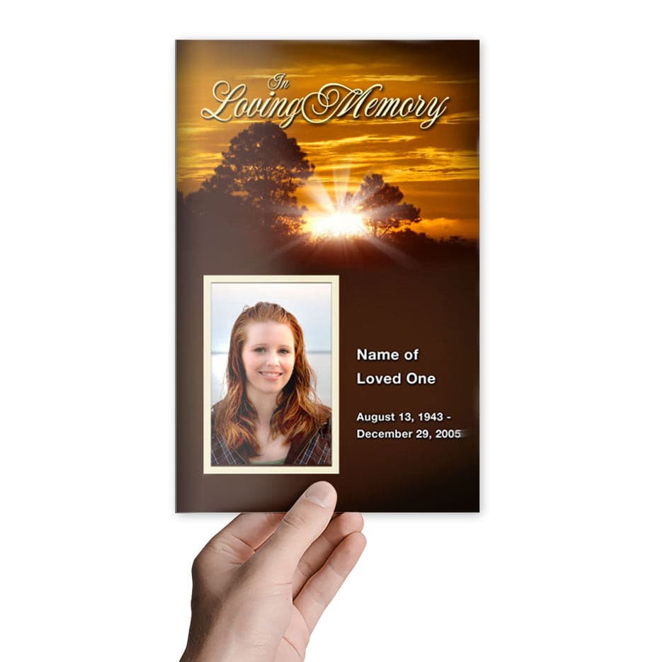 Renewal Funeral Program Template - The Funeral Program Site