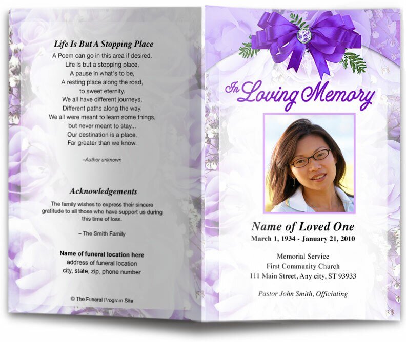 Royal Funeral Program Template - The Funeral Program Site