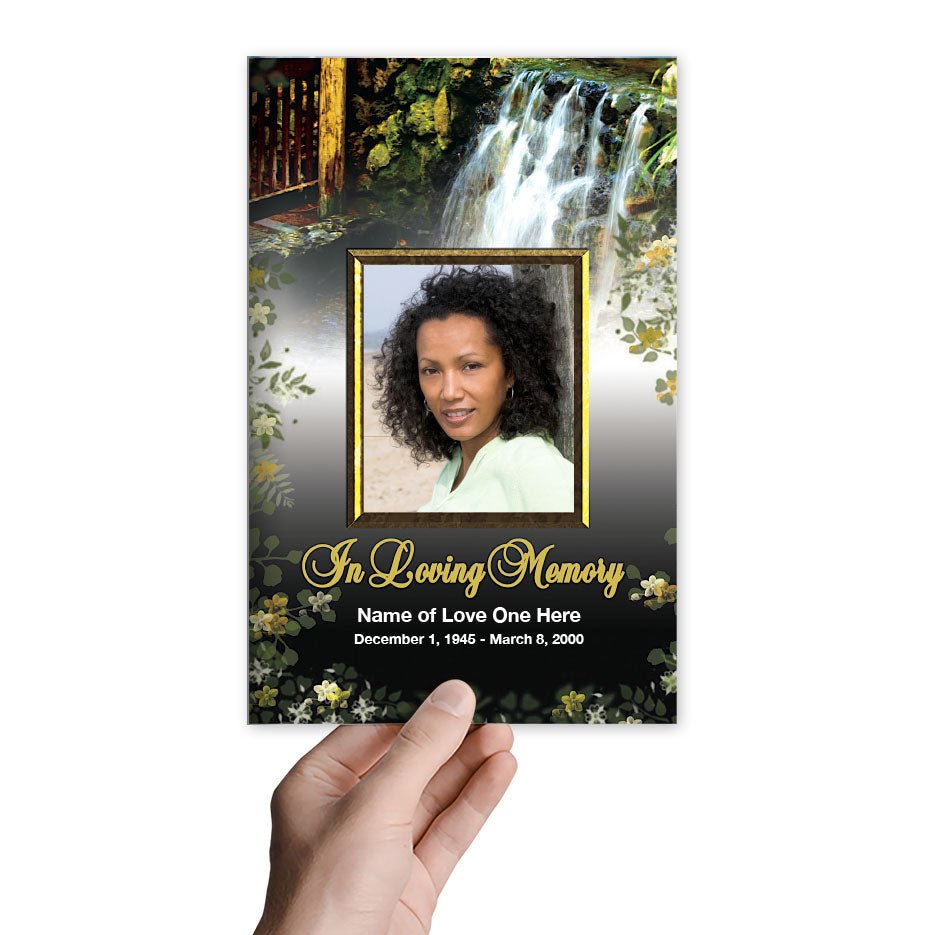 Serene Funeral Program Template - The Funeral Program Site