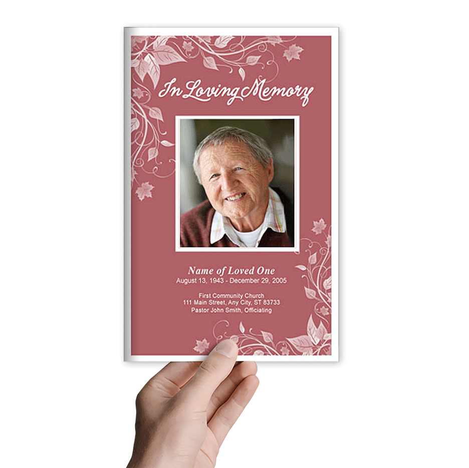 Simplier Funeral Program Template - The Funeral Program Site
