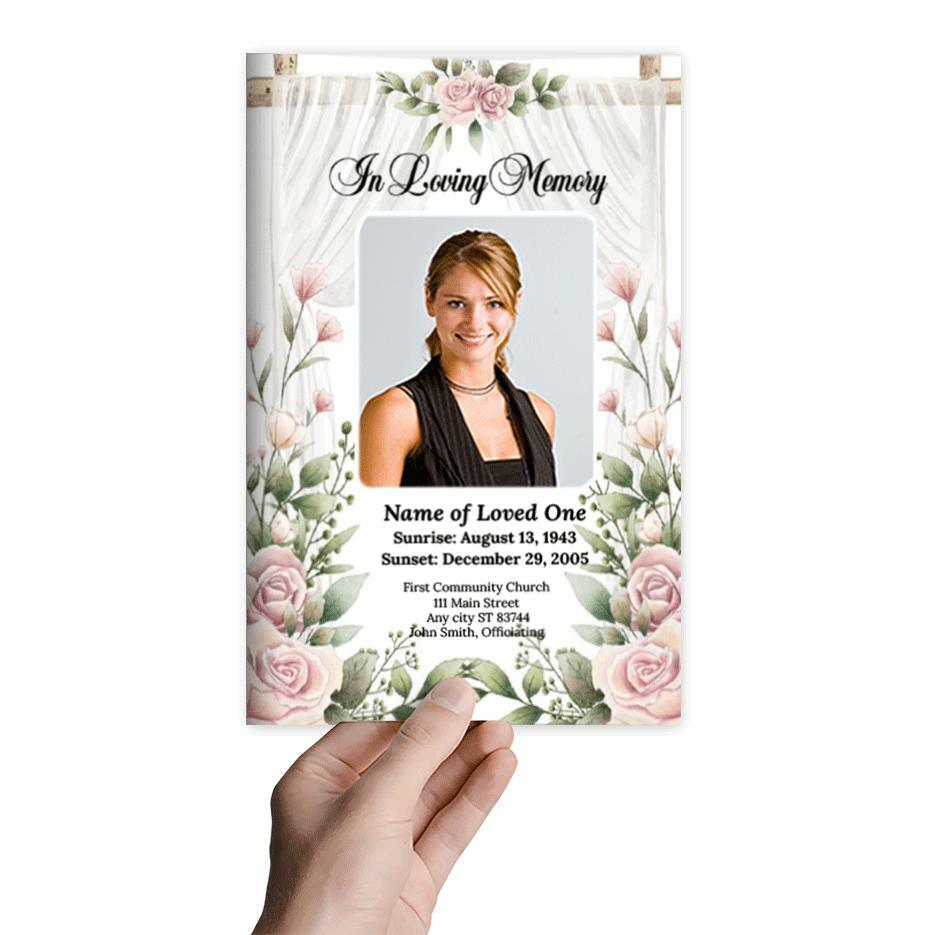 Viola Funeral Program Template - The Funeral Program Site