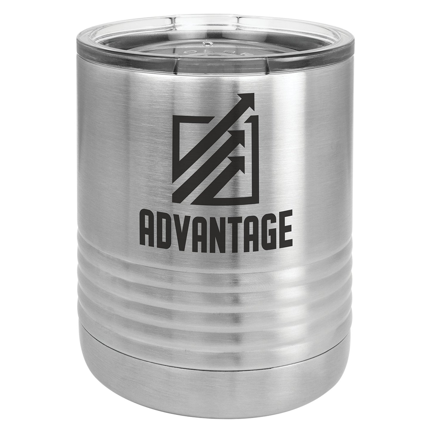 10 oz. Vacuum Insulated Ringneck Tumbler with Clear Lid - Celebrate Prints
