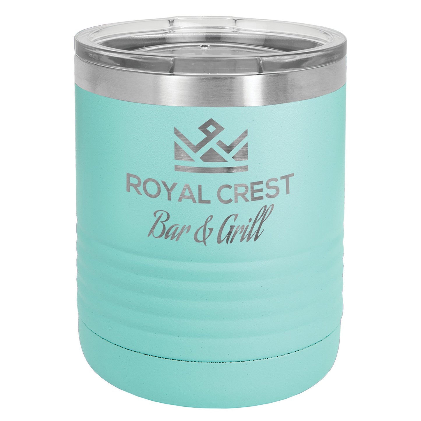 10 oz. Vacuum Insulated Ringneck Tumbler with Clear Lid - Celebrate Prints