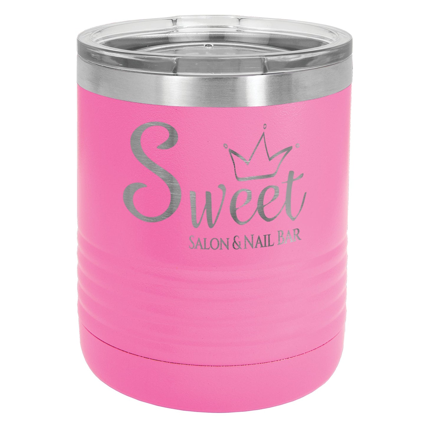 10 oz. Vacuum Insulated Ringneck Tumbler with Clear Lid - Celebrate Prints