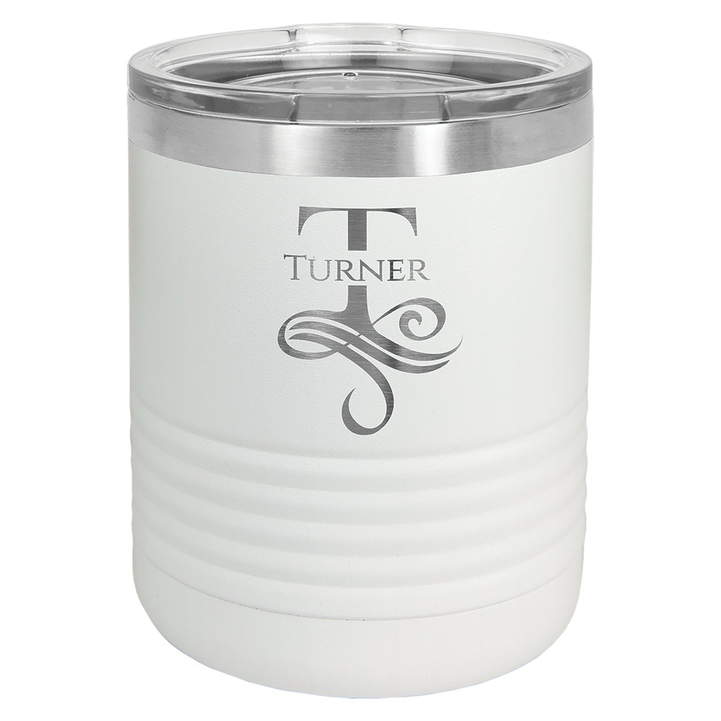 10 oz. Vacuum Insulated Ringneck Tumbler with Clear Lid - Celebrate Prints