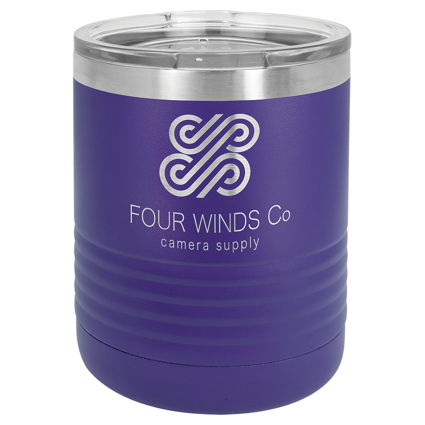 10 oz. Vacuum Insulated Ringneck Tumbler with Clear Lid - Celebrate Prints