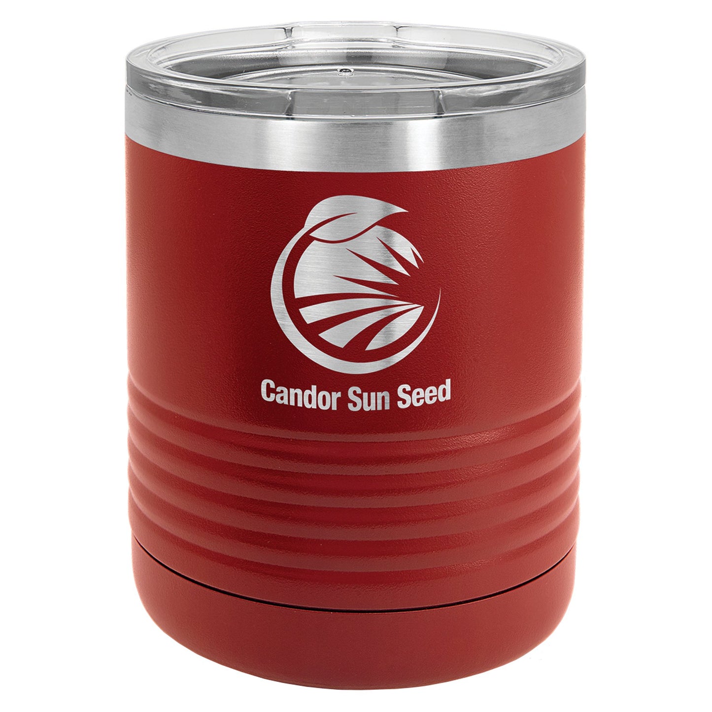 10 oz. Vacuum Insulated Ringneck Tumbler with Clear Lid - Celebrate Prints