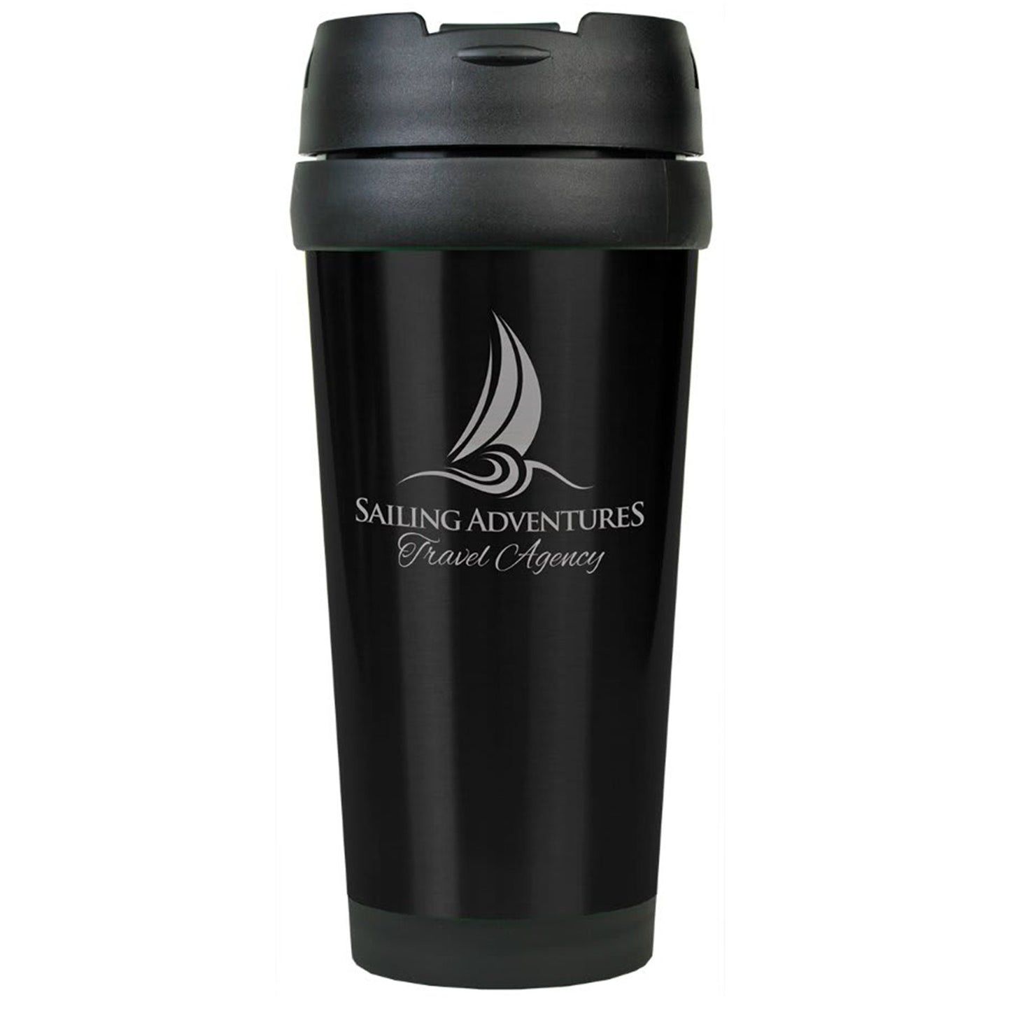 16 oz. Economy Vacuum Insulated Travel Tumbler With Lid - Celebrate Prints
