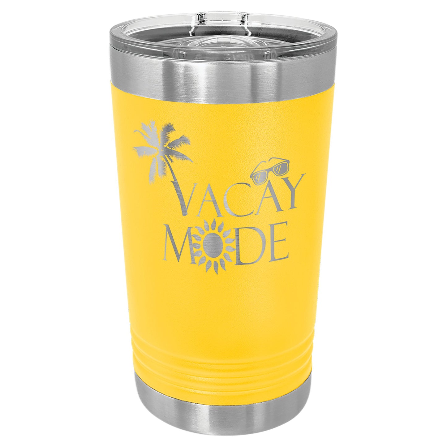 16 oz. Vacuum Insulated Stainless Steel Pint with Slider Lid - Celebrate Prints