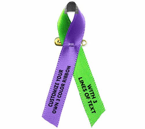 custom awareness ribbon