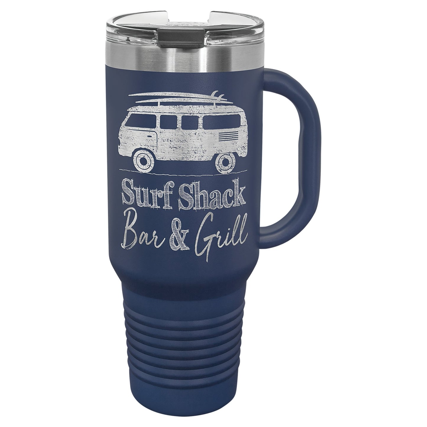 40 oz. Travel Tumbler Mug with Handle, Straw Included - Celebrate Prints