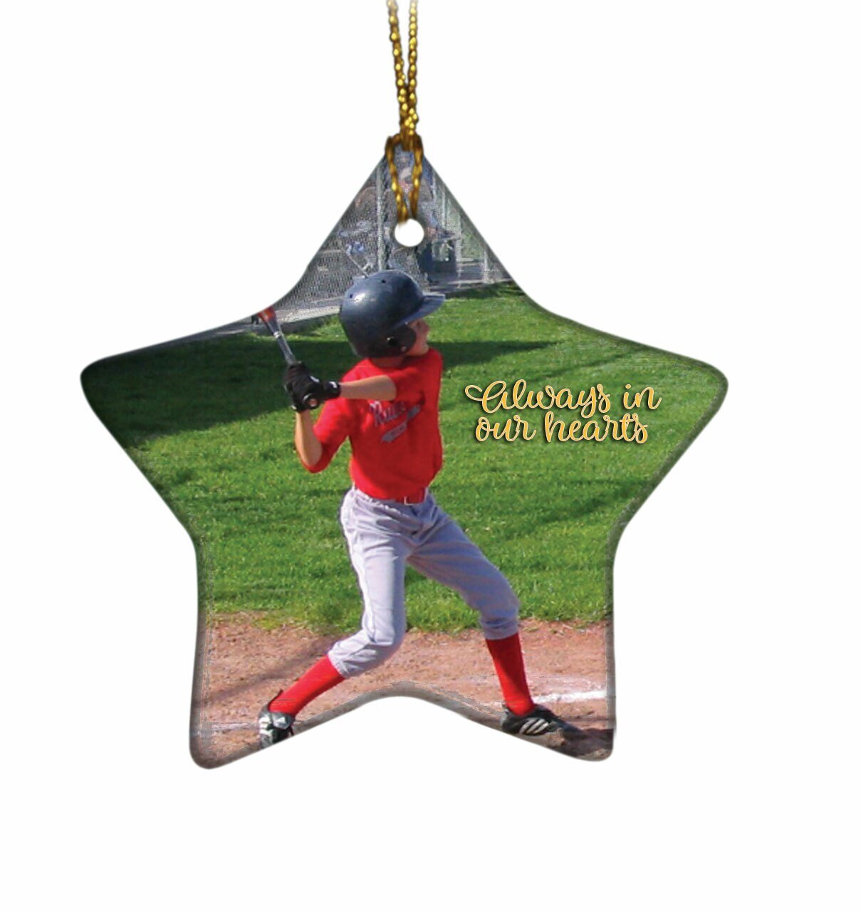 Star Ceramic In Loving Memory Christmas Ornament