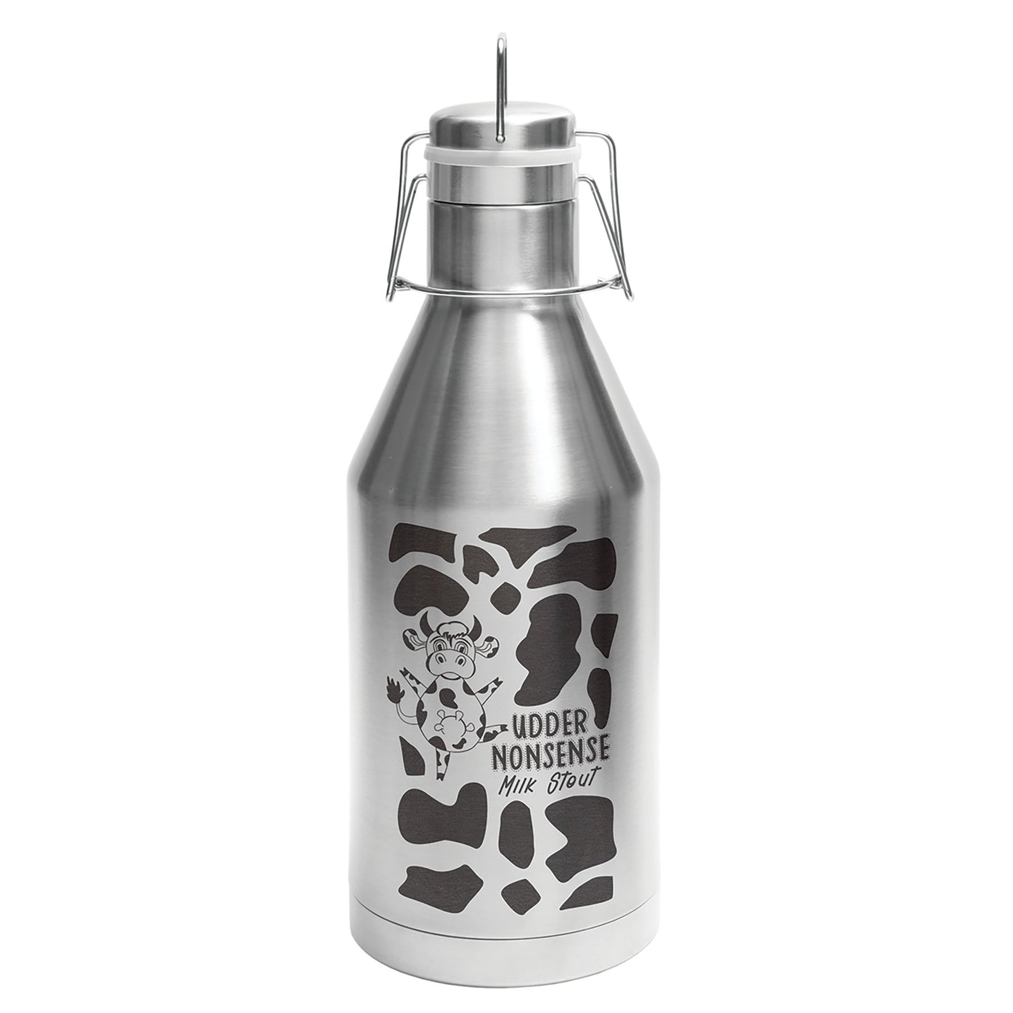 64 oz. Vacuum Insulated Growler with Swing-Top Lid - Celebrate Prints