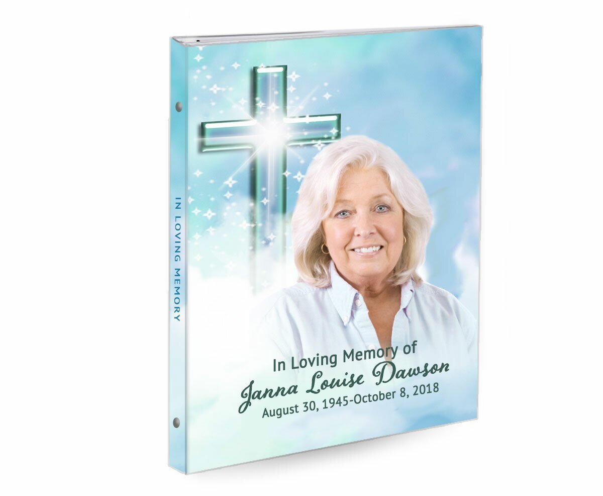 Adoration 3-Ring Book Binder Memorial Funeral Guest Book