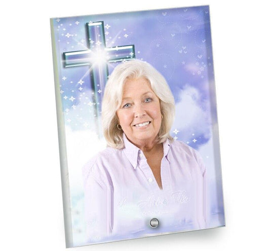 Adoration Beveled Glass Memorial Plaque - Celebrate Prints
