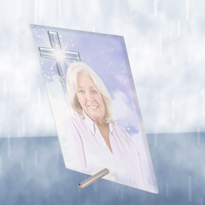 Adoration Beveled Glass Memorial Plaque - Celebrate Prints
